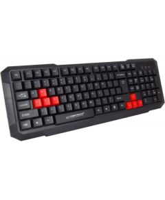 Esperanza EGK102R keyboard USB Black