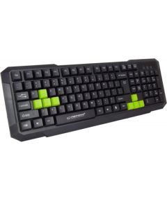 Esperanza EGK102G keyboard USB Black