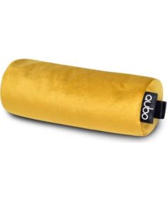 Qubo Yoga Bolster 14 Mustard Velvet (ar griķu pildījumu)