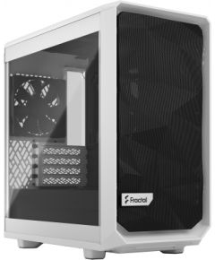 Fractal Design Meshify 2 Mini  White TG clear tint, mATX, Power supply included No