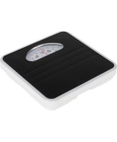 Adler Mechanical Bathroom Scale AD 8179 Maximum weight (capacity) 136 kg, Accuracy 1000 g, Black/White