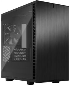 Fractal Design Define 7 Mini Black TG Light Tint, mATX, Mini-DTX, Mini ITX, Power supply included No