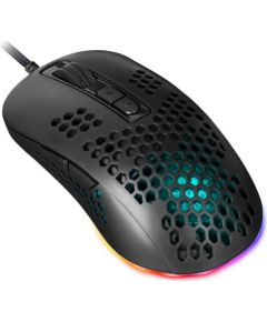 Gaming, optic, wired mouse  DEFENDER GM-620L SHEPARD 12800dpi 7P RGB