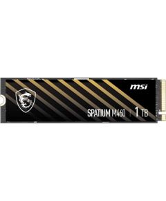 SSD|MSI|SPATIUM M460|1TB|M.2|PCIE|NVMe|3D NAND|Write speed 4500 MBytes/sec|Read speed 5000 MBytes/sec|MTBF 1500000 hours|S78-440L930-P83