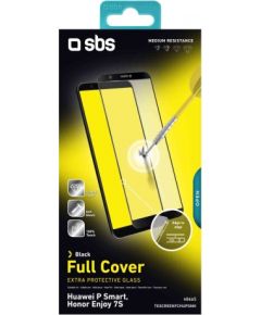 Huawei P Smart Full Cover Screen Glass By SBS Black