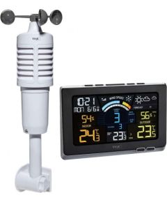 TFA wireless weather station with anemometer SPRING BREEZE (black/silver)