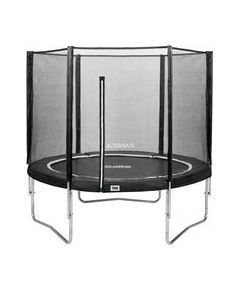 Salta trampoline combo, fitness equipment (black, rectangular, 305 x 214 cm)