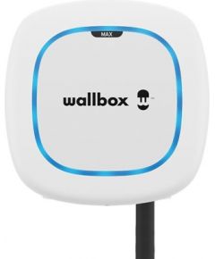 Wallbox Pulsar Max Electric Vehicle charge, 5 meter cable Type 2, 22kW, OCPP + DC, White