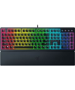 Razer Gaming Keyboard Ornata V3 RGB LED light, NORD, Wired, Black, Razer Mecha-Membrane, Numeric keypad