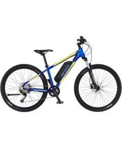 Fischer Die Fahrradmarke FISCHER bicycle Montis 2.1 Junior (2022), Pedelec (blue (glossy)/yellow, 38 cm frame, 27.5)