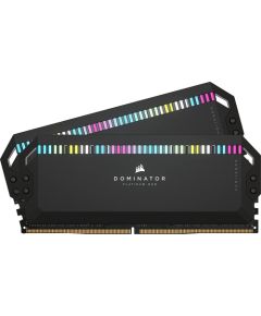 Corsair DDR5 - 64GB - 5600 - CL - 40 - Dual Kit, memory (black, CMT64GX5M2X5600C40, Dominator Platinum RGB)