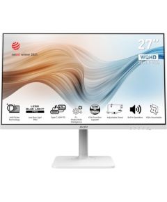 MSI Modern MD272QPWDE - 27 - LED, QHD, 75 Hz, USB-C, white/black