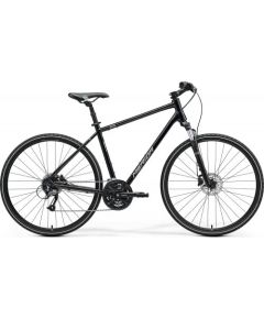 Merida Crossway 40 / Melna / Sudraba / 55 cm / L