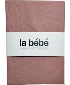 La Bebe™ Nursing La Bebe™ Cotton 60x120+12 cm  Art.145814 Pink Kokvilnas palags ar gumiju