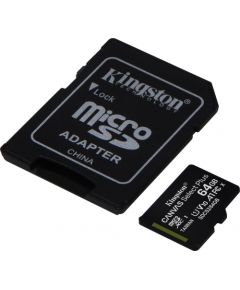 Kingston Canvas Select Plus MicroSDXC 64 GB Class 10 UHS-I/U1 A1