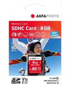 AgfaPhoto SDHC 8 GB Class 10 UHS-I/U1 V10 (10425)