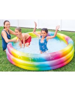 Intex Rainbow Ombre Pool Multi Color, 168 x 38cm, Age 2+