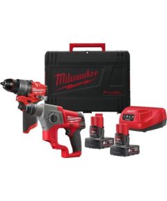 Milwaukee M12 FPP2F2-602X Instrumentu komplekts 12V (2x6.0Ah)