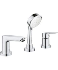 Grohe vannas maisītājs BauEdge New, 3 caurumu, uz virsmas, hroms