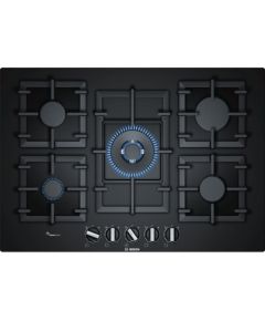 Bosch Serie 6 PPQ7A6B90 hob Black Built-in Gas 5 zone(s)