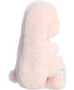 AURORA Rainbow Gingham Bunnies Plīša rozā trusis, 18 cm