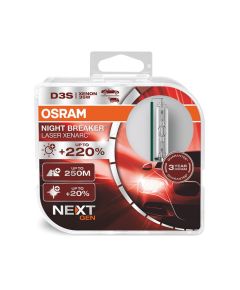 OSRAM D3S Spuldžu komplekts 35W 12V NB LASER+220% NEXT GEN.