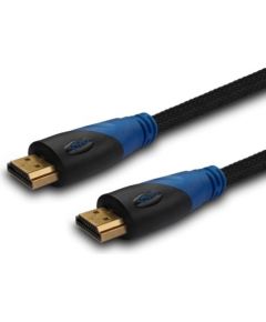 Savio CL-02 HDMI cable 1.5 m HDMI Type A (Standard) Black,Blue