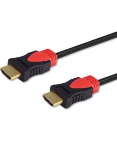 Savio CL-95 HDMI cable 1,5 m HDMI Type A (Standard) Black,Red