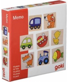 Деревянная игра на память GOKI MEMO-Mix, 16 частей FB566988