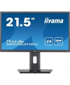 IIYAMA XB2283HSU-B1 21.5inch VA-panel 1920x1080 250cd/m2 1ms HDMI DP USB 2x2.0 Speakers