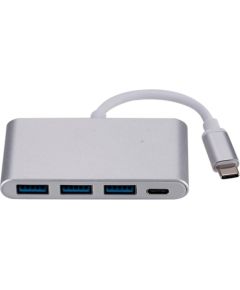 RoGer AD15641 USB-C Hubs - Sadalītājs 3 x USB 3.0 / USB-C Uzlāde