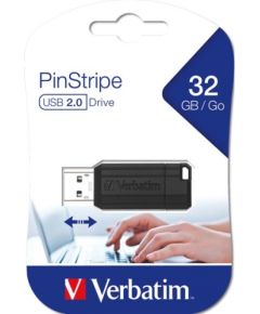 Verbatim Store n Go 32GB Pinstripe USB 2.0 black