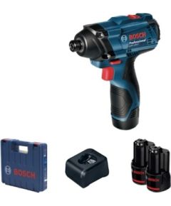 Triecienatslēga Bosch GDR 120-LI; 12 V; 2x2,0 Ah akum.