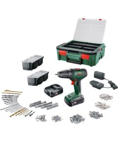 Urbjmašīna-skrūvgriezis Bosch Universal Drill 18V; 18 V; 2x1,5 Ah