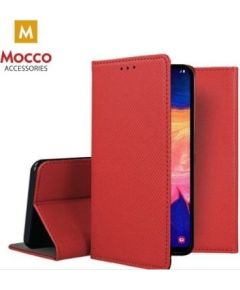 Mocco Smart Magnet Book Case Grāmatveida Maks Telefonam Samsung Galaxy S23 Ultra Sarkans