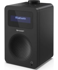 Sharp DR-430(BK) Digital Radio, FM/DAB/DAB+, Bluetooth 5.0, Midnight Black