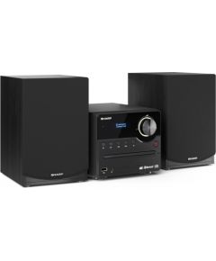 Sharp XL-B517D(BK) Hi-Fi Micro System, CD/FM/USB/Bluetooth v5.0, Aux-in, 45W, Black