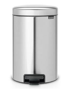 Brabantia atkritumu tvertne ar pedāli NewIcon, 12l, matt steel FPP