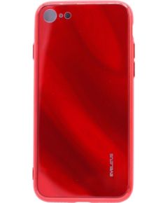 Evelatus  
       Apple  
       iPhone 7/8 Water Ripple Gradient Color Anti-Explosion Tempered Glass Case 
     Gradient Red-Black