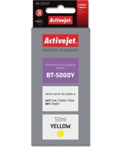 Activejet AB-5000Y ink (replacement for Brother BT-5000Y; Supreme; 50 ml; yellow)