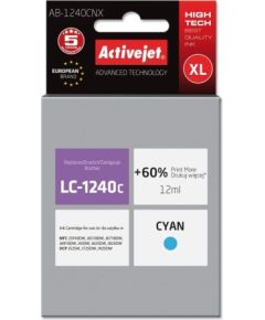 Activejet AB-1240CNX ink (replacement for Brother LC1220Bk/LC1240Bk; Supreme; 12 ml; cyan)