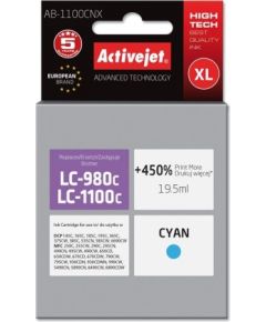 Activejet AB-1100CNX ink (replacement for Brother LC1100/LC980C; Supreme; 19.5 ml; cyan)