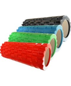 Inny PVC corrugated massage roller 33x14cm (niebieski)