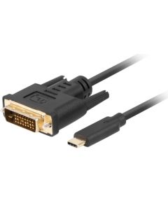 Lanberg CA-CMDV-10CU-0030-BK video cable adapter 3 m USB Type-C DVI-D Black