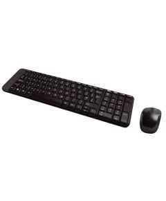 Logitech MK220 Wireless Keyboard And Mouse, Keyboard layout EN/RU, Black, Mouse included, Russian, USb Mini reciever