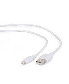 Gembird USB data sync and charging lightning cable, 2m, white