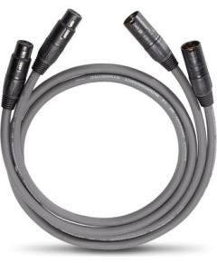 OEHLBACH Art. No. 2072 NF 14 MASTER X LF AUDIO CABLE WITH XLR PLUG, SYMMETRICAL LAYOUT 2 x 1.5m Art. No. 2072