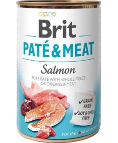 Brit Brit Pate & Meat Dog Salmon puszka 800g