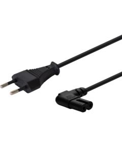 SAVIO CL-144 Power cable Black 3 m angled