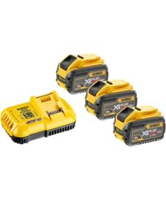 Piederumu komplekts DeWalt DCB118X3; 18/54 V; 3x9,0 Ah + lādētājs DCB118